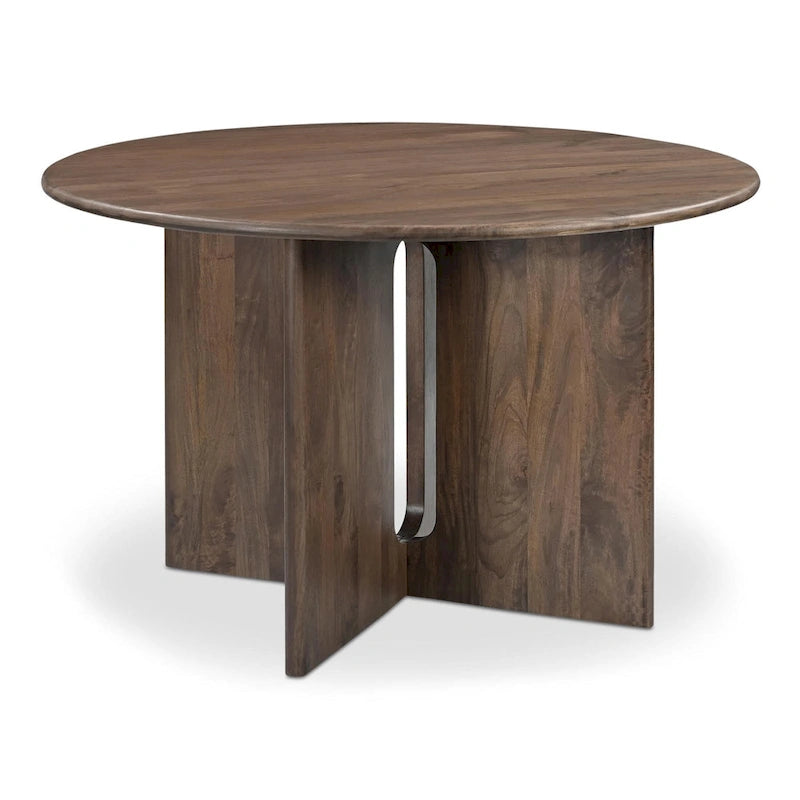 Table à Manger Ronde avec Pieds Croisés - 48L x48P x30H