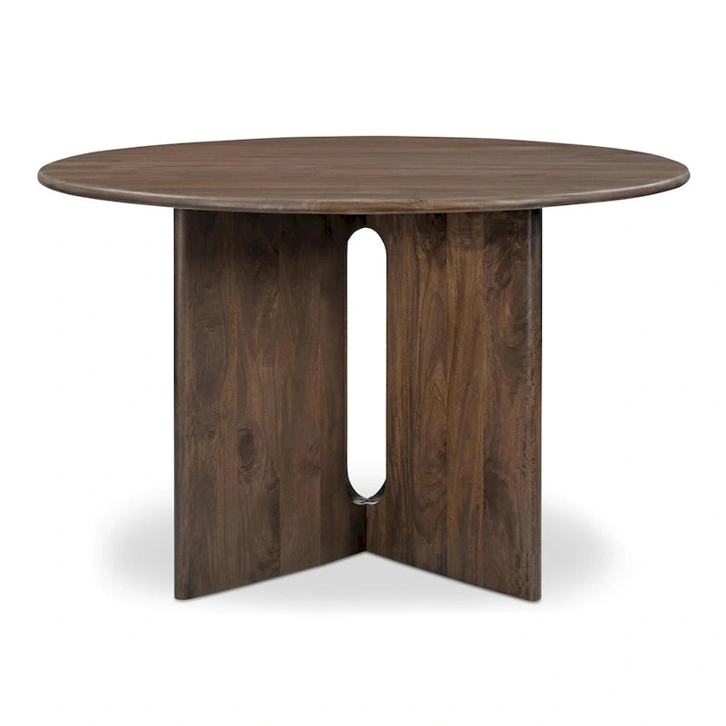 Table à Manger Ronde avec Pieds Croisés - 48L x48P x30H