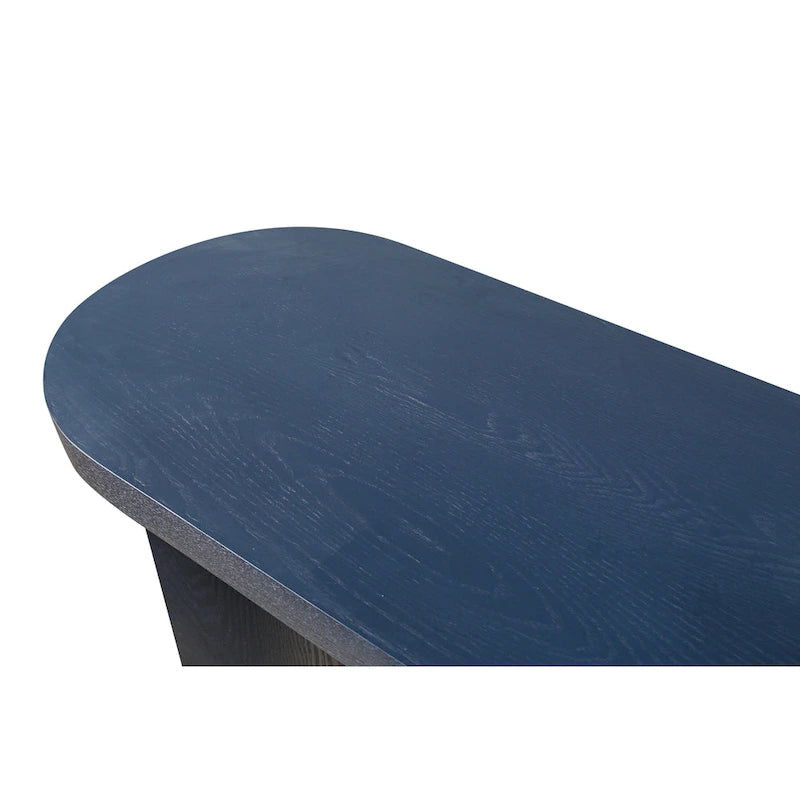 Table console moderne de 60 po avec pieds courbés et design polyvalent
