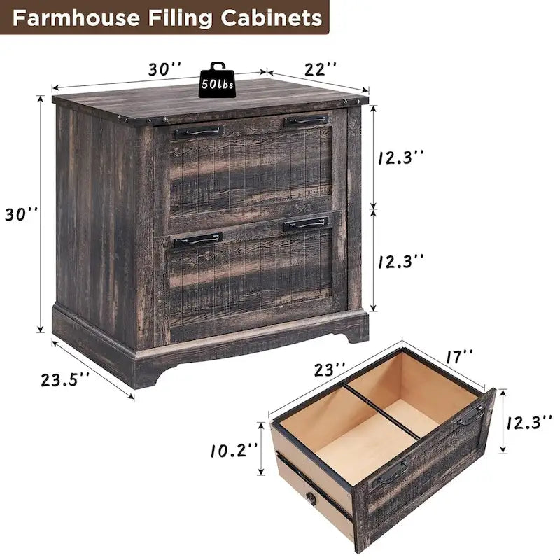 Meuble classeur de ferme, Classeurs en bois, Armoire de rangement de bureau