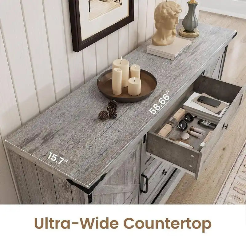 Commode à 4 tiroirs pour chambre à coucher, salon