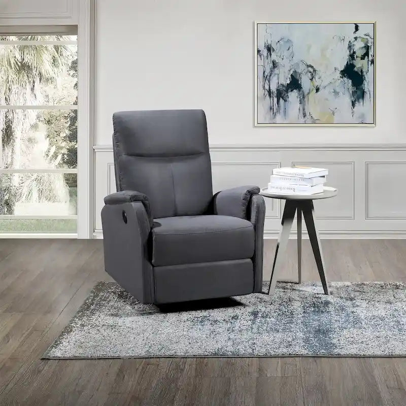 Fauteuil inclinable électrique avec port de chargement USB, fauteuil inclinable simple pour salon, chambre à coucher