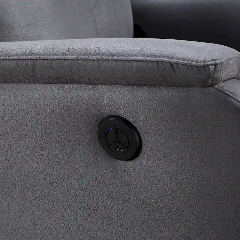 Fauteuil inclinable électrique avec port de chargement USB, fauteuil inclinable simple pour salon, chambre à coucher