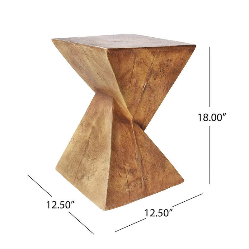 Table d'appoint d'extérieur légère en béton