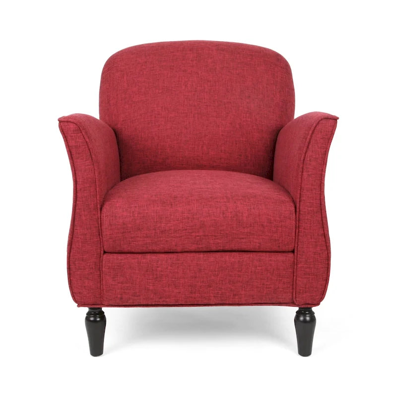 Fauteuil traditionnel en tweed