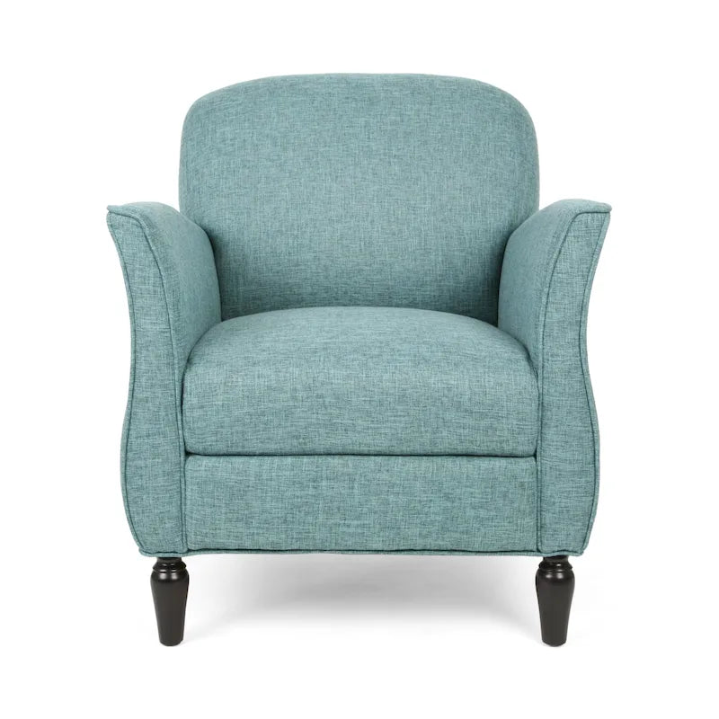 Fauteuil traditionnel en tweed