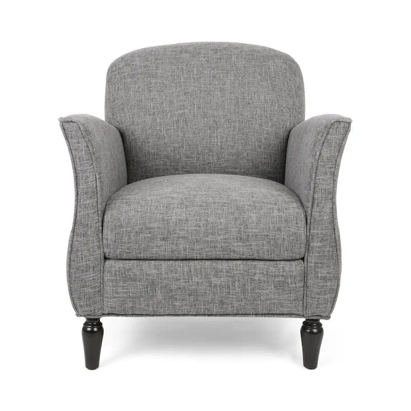 Fauteuil traditionnel en tweed