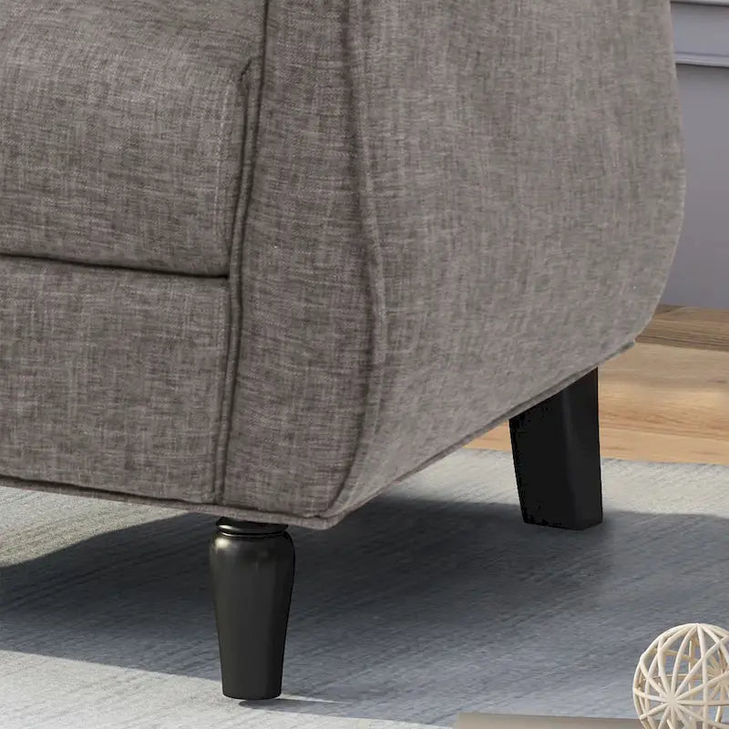 Fauteuil traditionnel en tweed