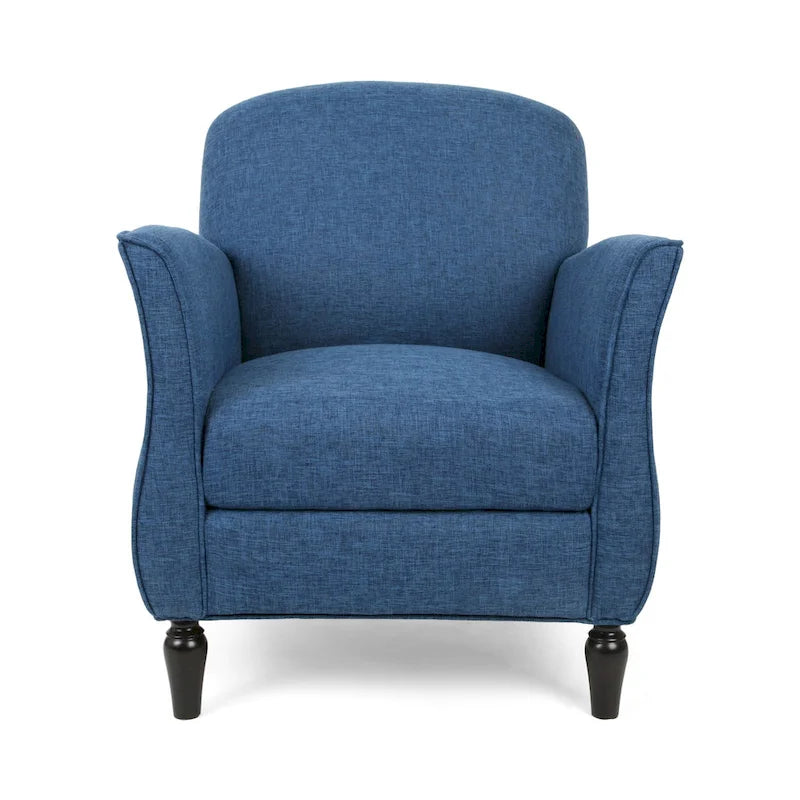 Fauteuil traditionnel en tweed