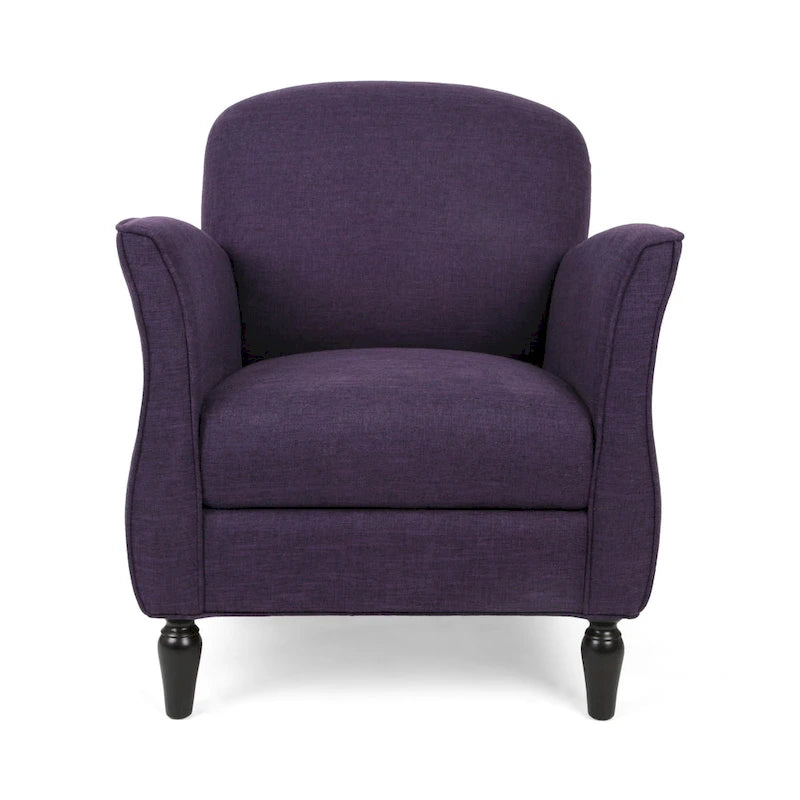 Fauteuil traditionnel en tweed