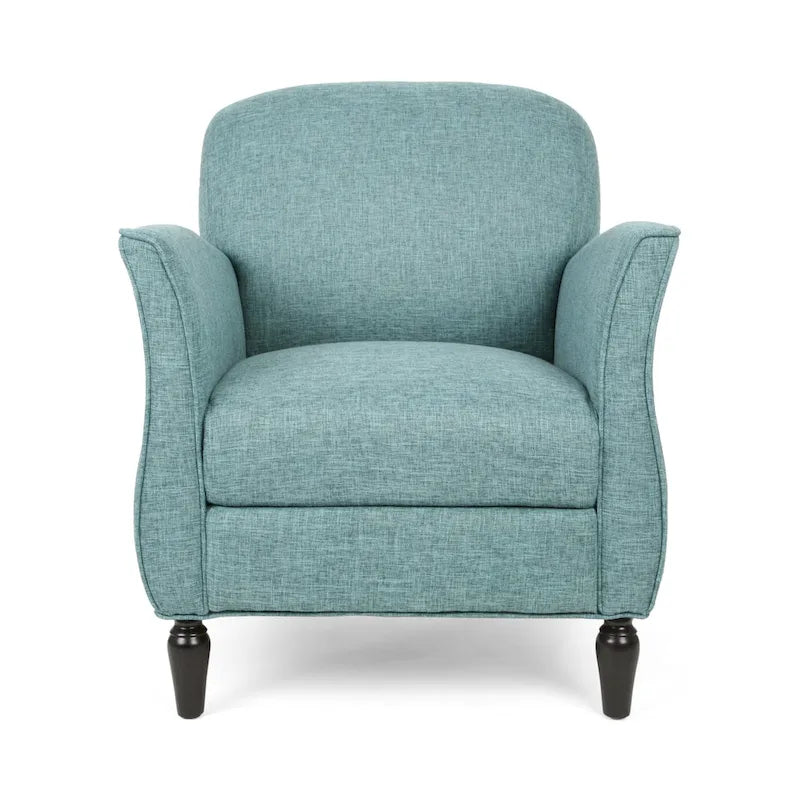 Fauteuil traditionnel en tweed
