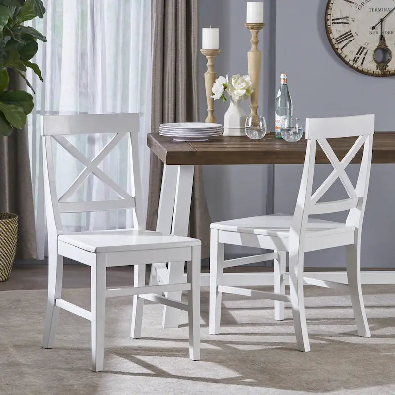 Chaises de salle à manger esprit ferme (lot de 2)