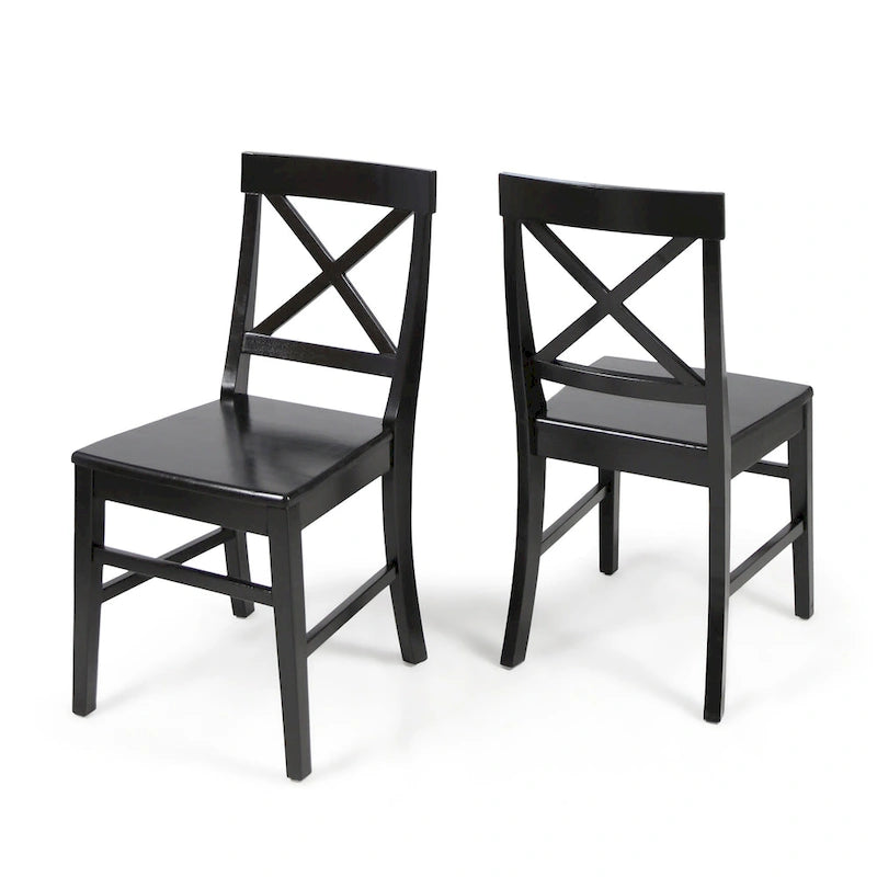 Chaises de salle à manger esprit ferme (lot de 2)