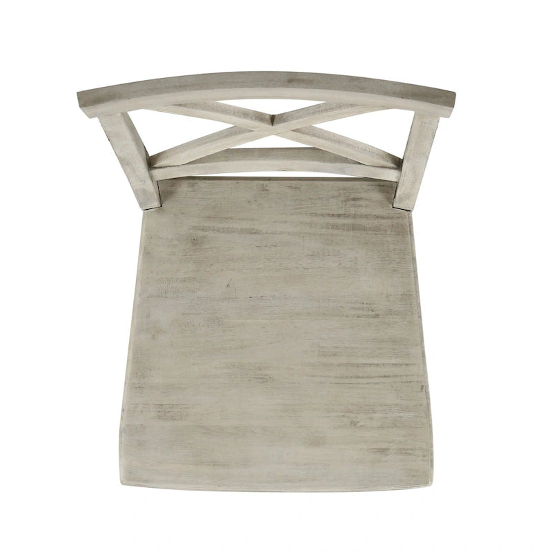 Chaises de salle à manger esprit ferme (lot de 2)