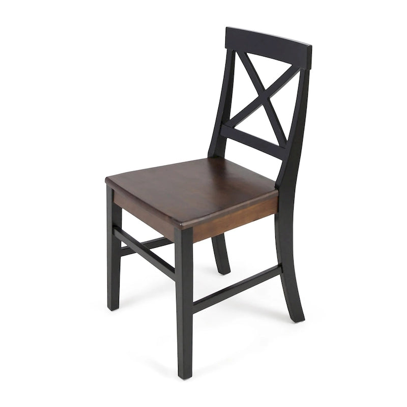 Chaises de salle à manger esprit ferme (lot de 2)