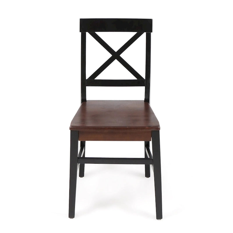 Chaises de salle à manger esprit ferme (lot de 2)