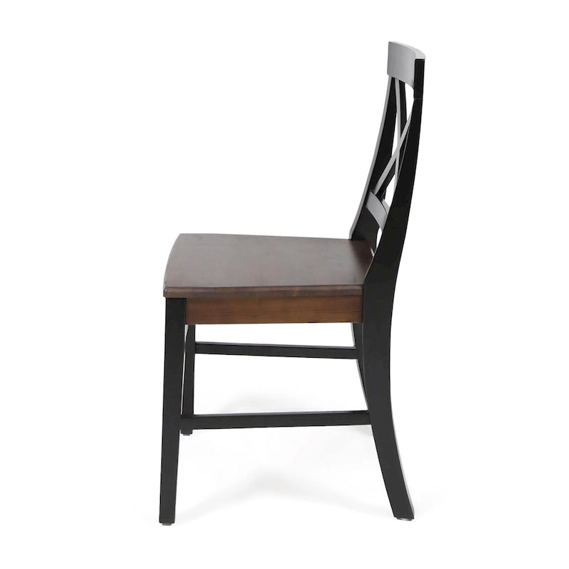 Chaises de salle à manger esprit ferme (lot de 2)