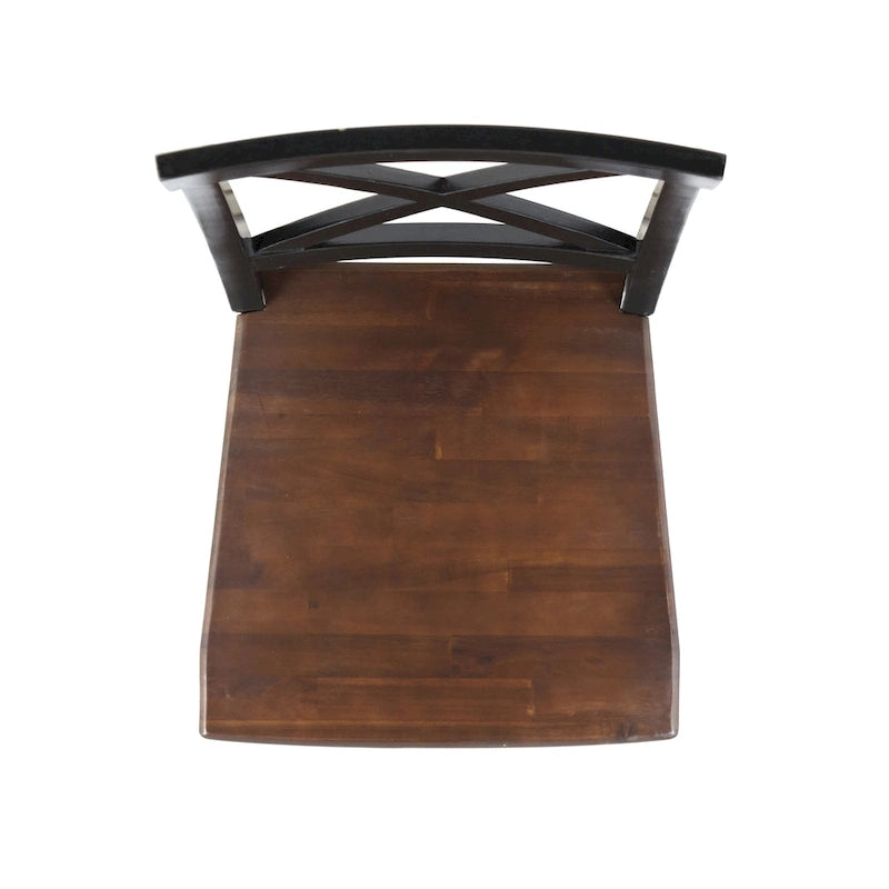 Chaises de salle à manger esprit ferme (lot de 2)