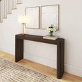 Console moderne arrondie - 56"