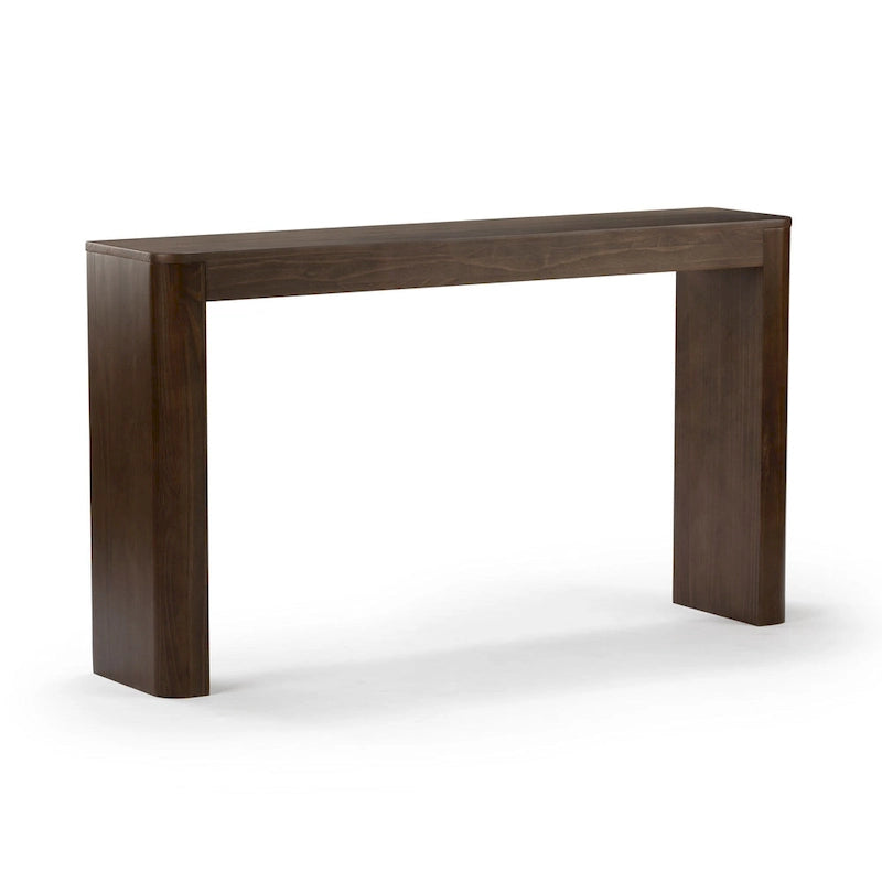 Console moderne arrondie - 56"