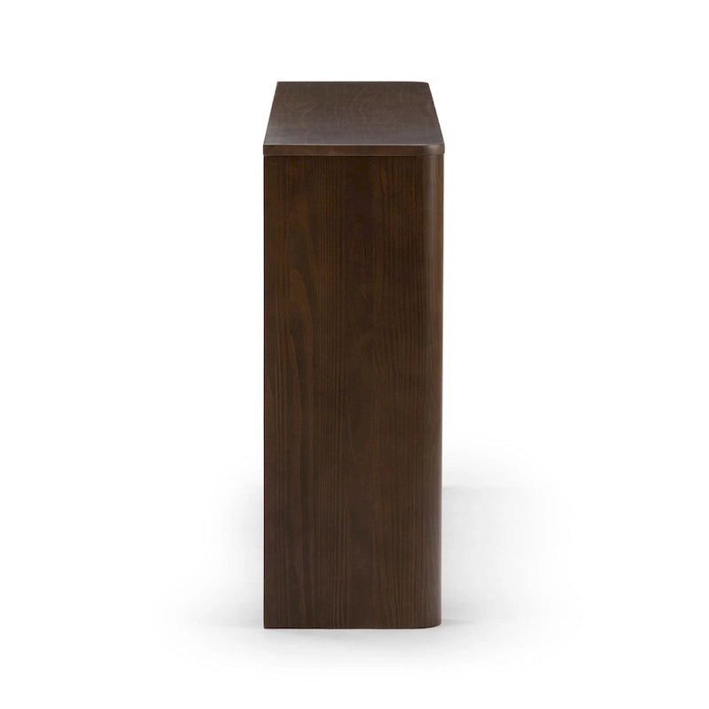 Console moderne arrondie - 56"