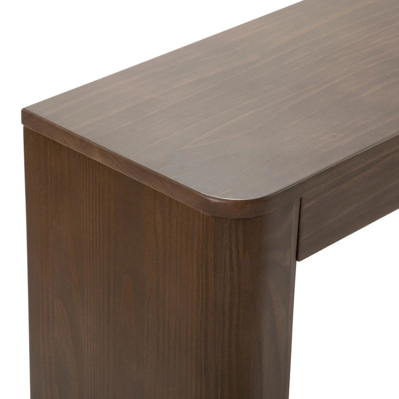 Console moderne arrondie - 56"