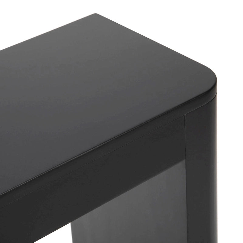 Console moderne arrondie - 56"