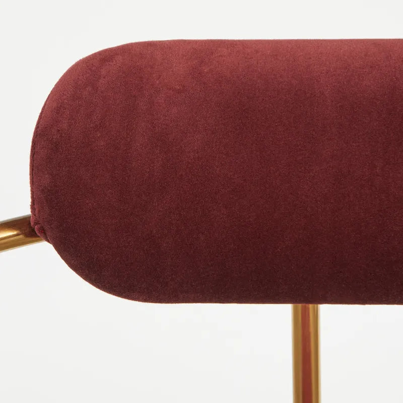 Fauteuil de salle à manger en velours (lot de 2)