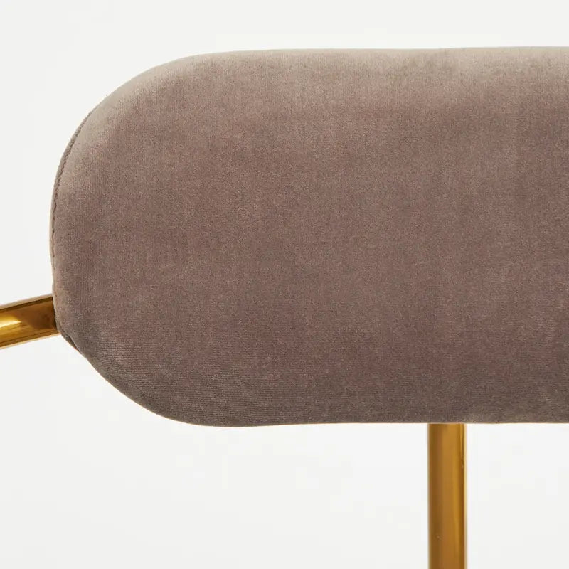 Fauteuil de salle à manger en velours (lot de 2)