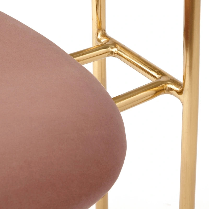 Fauteuil de salle à manger en velours (lot de 2)