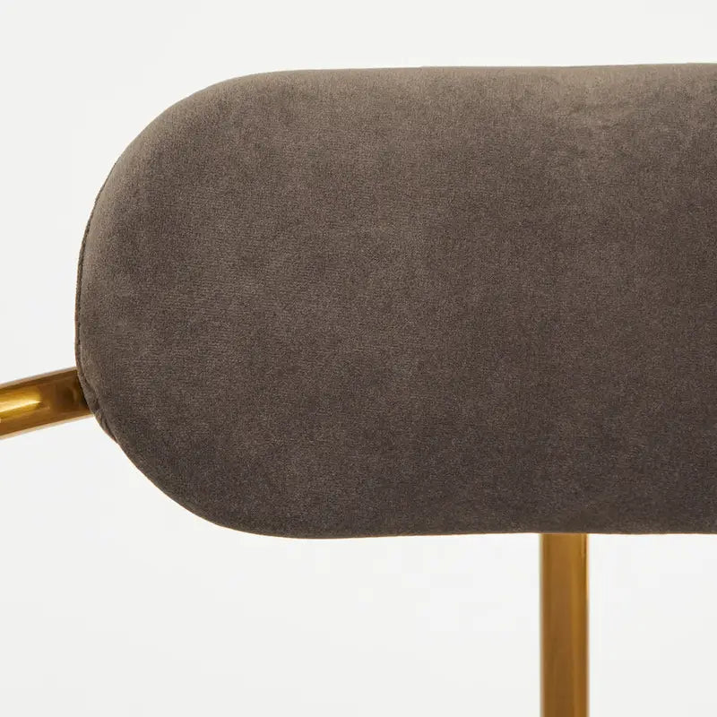 Fauteuil de salle à manger en velours (lot de 2)