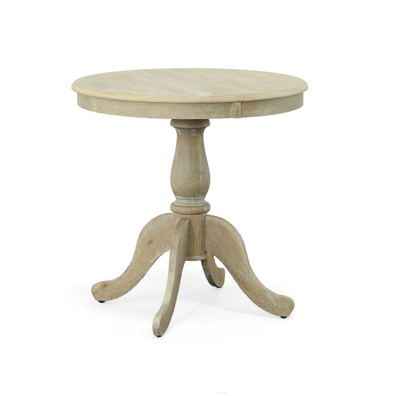 Table de salle à manger ronde sur pied central de 30 po