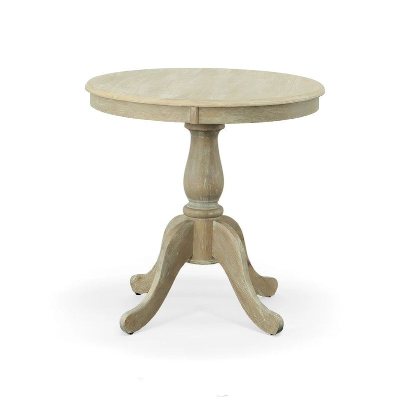 Table de salle à manger ronde sur pied central de 30 po