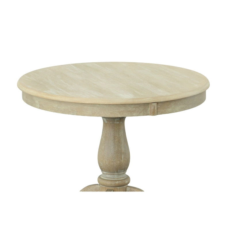 Table de salle à manger ronde sur pied central de 30 po