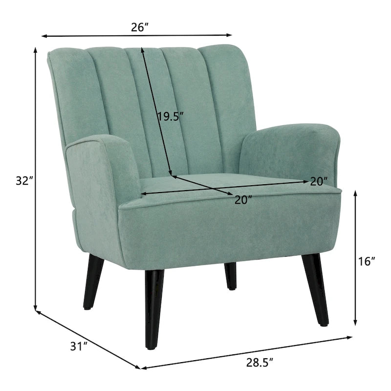 Fauteuil d'appoint confortable Fauteuil douillet Canapé simple