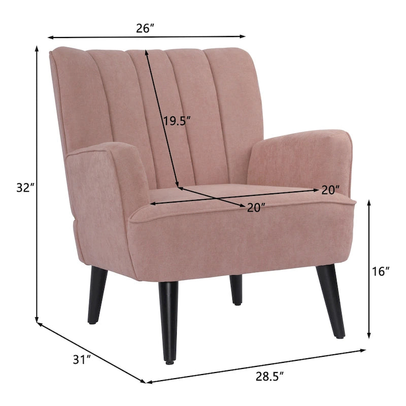 Fauteuil d'appoint confortable Fauteuil douillet Canapé simple