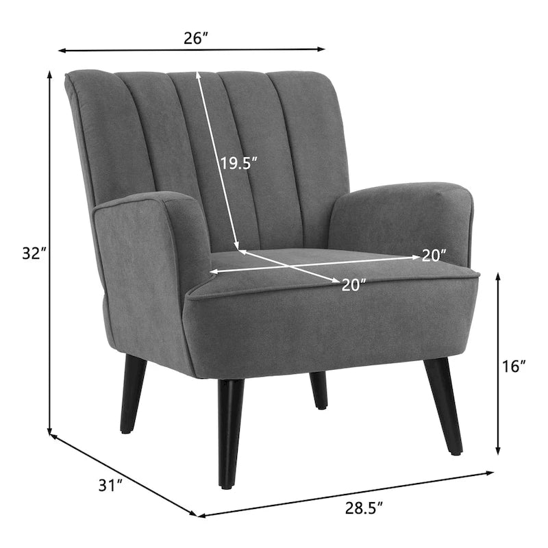 Fauteuil d'appoint confortable Fauteuil douillet Canapé simple