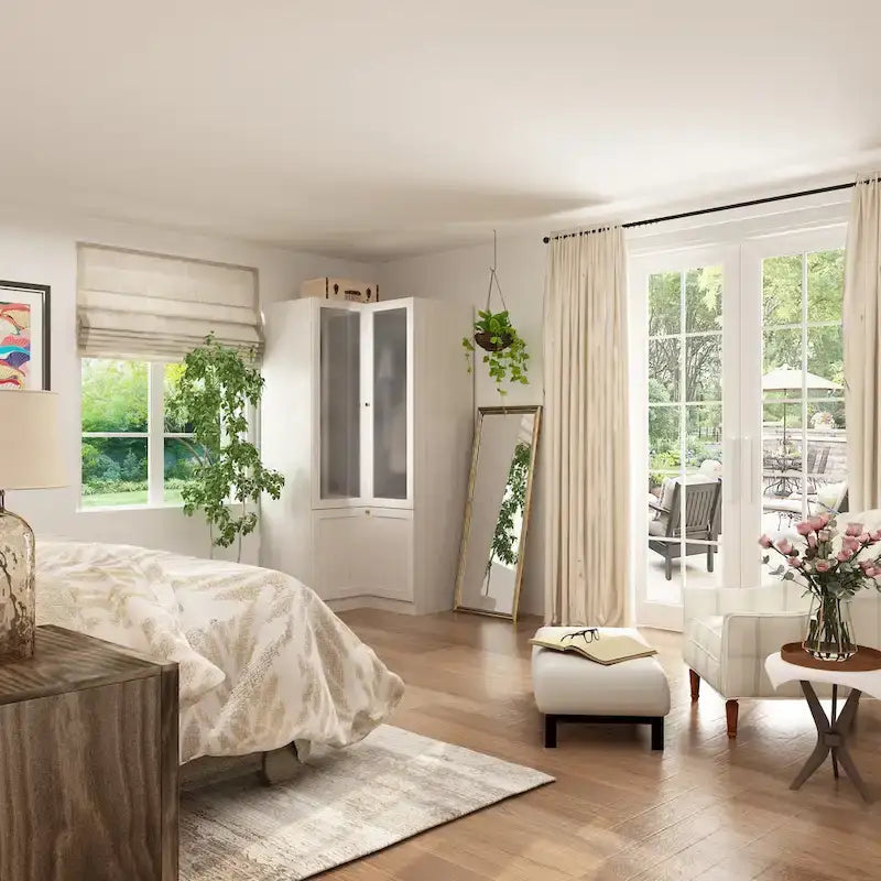 Grande armoire en verre dépoli : Options de rangement polyvalentes