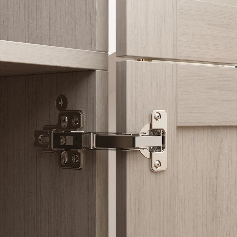 Grande armoire en verre dépoli : Options de rangement polyvalentes