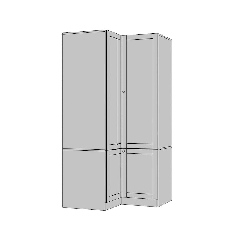 Grande armoire en verre dépoli : Options de rangement polyvalentes
