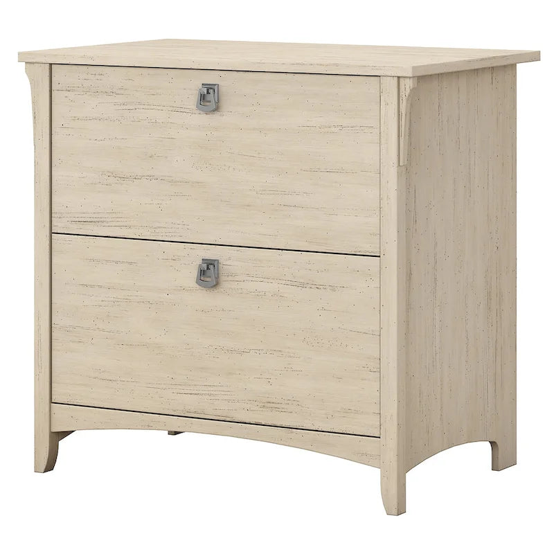 Classeur latéral blanc antique