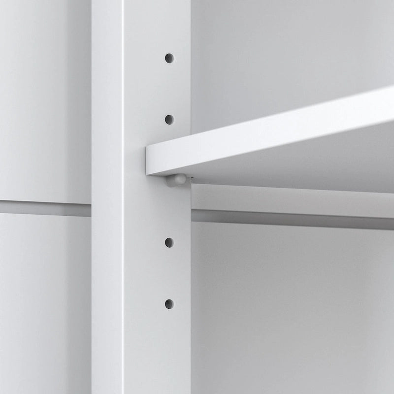 Bureau d'angle informatique en L de 60 pouces avec rangement