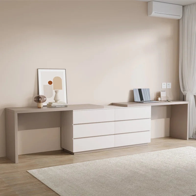 Bureau extensible moderne de 144 pouces pour la maison et le bureau