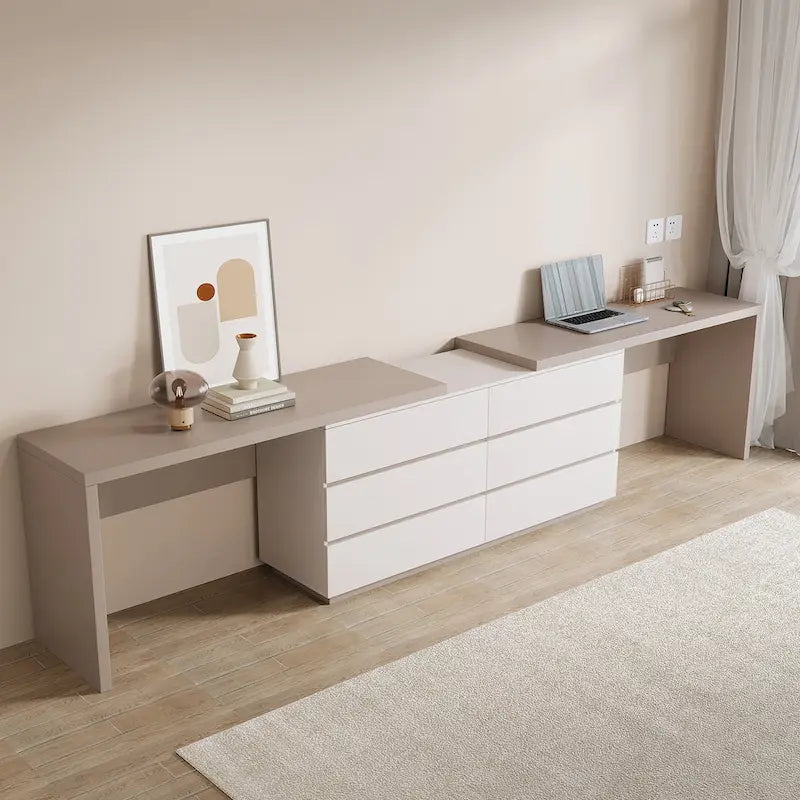 Bureau extensible moderne de 144 pouces pour la maison et le bureau