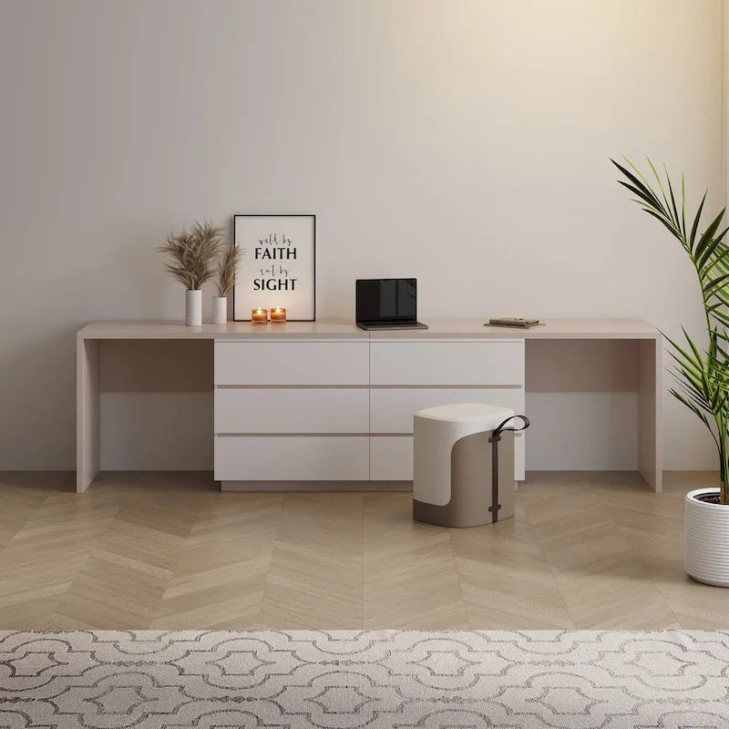 Bureau extensible moderne de 144 pouces pour la maison et le bureau