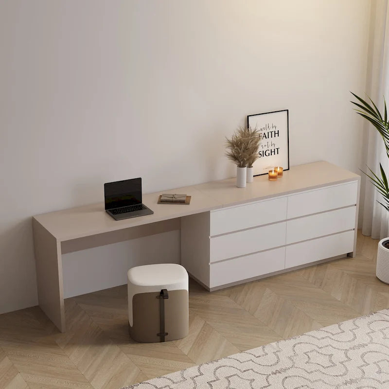 Bureau extensible moderne de 144 pouces pour la maison et le bureau