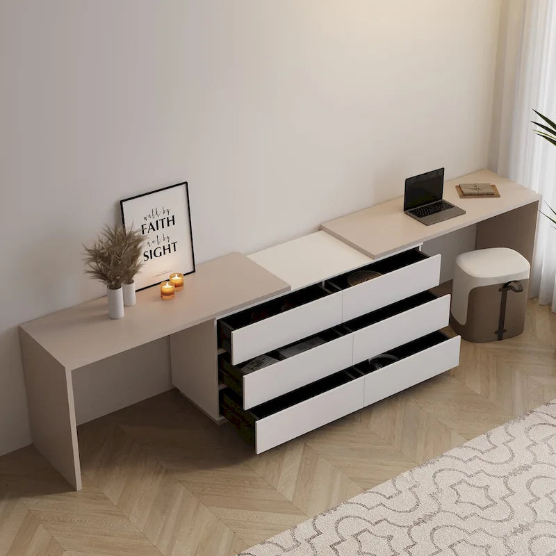 Bureau extensible moderne de 144 pouces pour la maison et le bureau