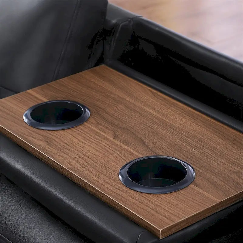 Canapé d'angle en similicuir en forme de L avec pouf et oreillers