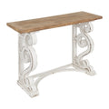 Console rustique en bois massif