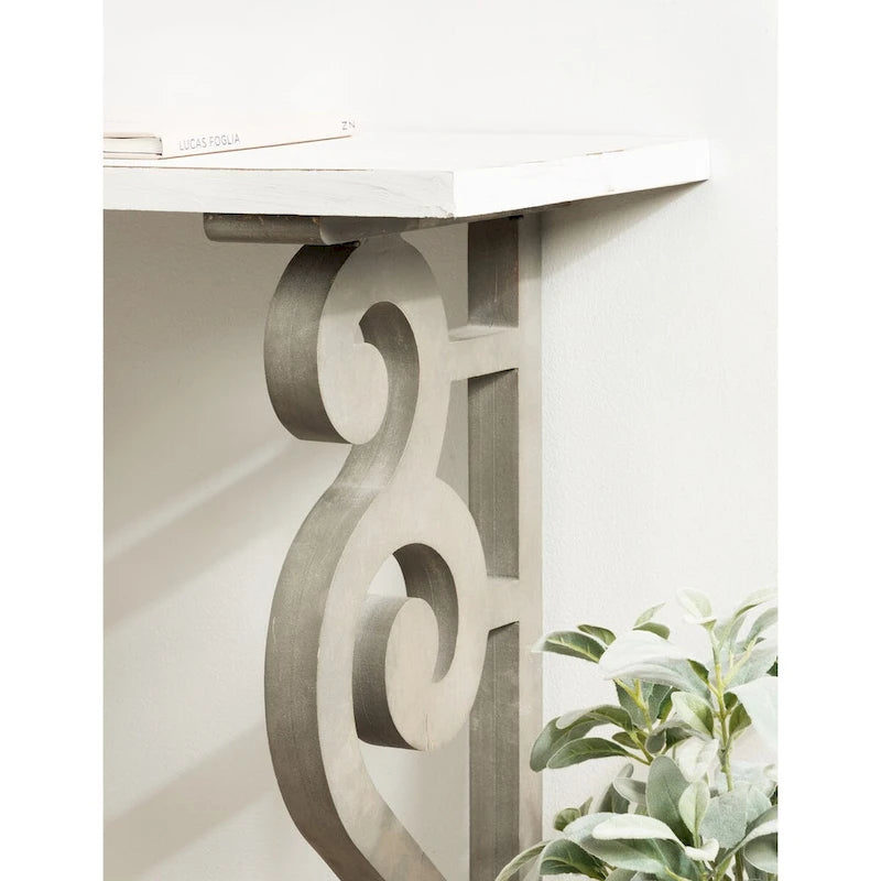 Console rustique en bois massif